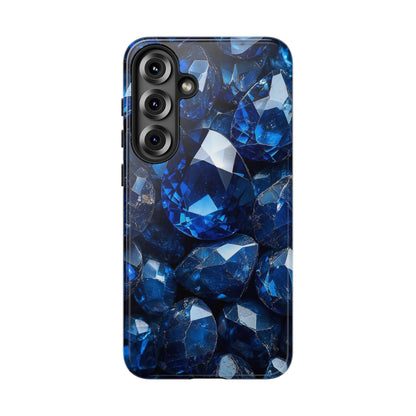 Blue Crystal Aesthetic Phone Case for iPhone, Google Pixel, Samsung