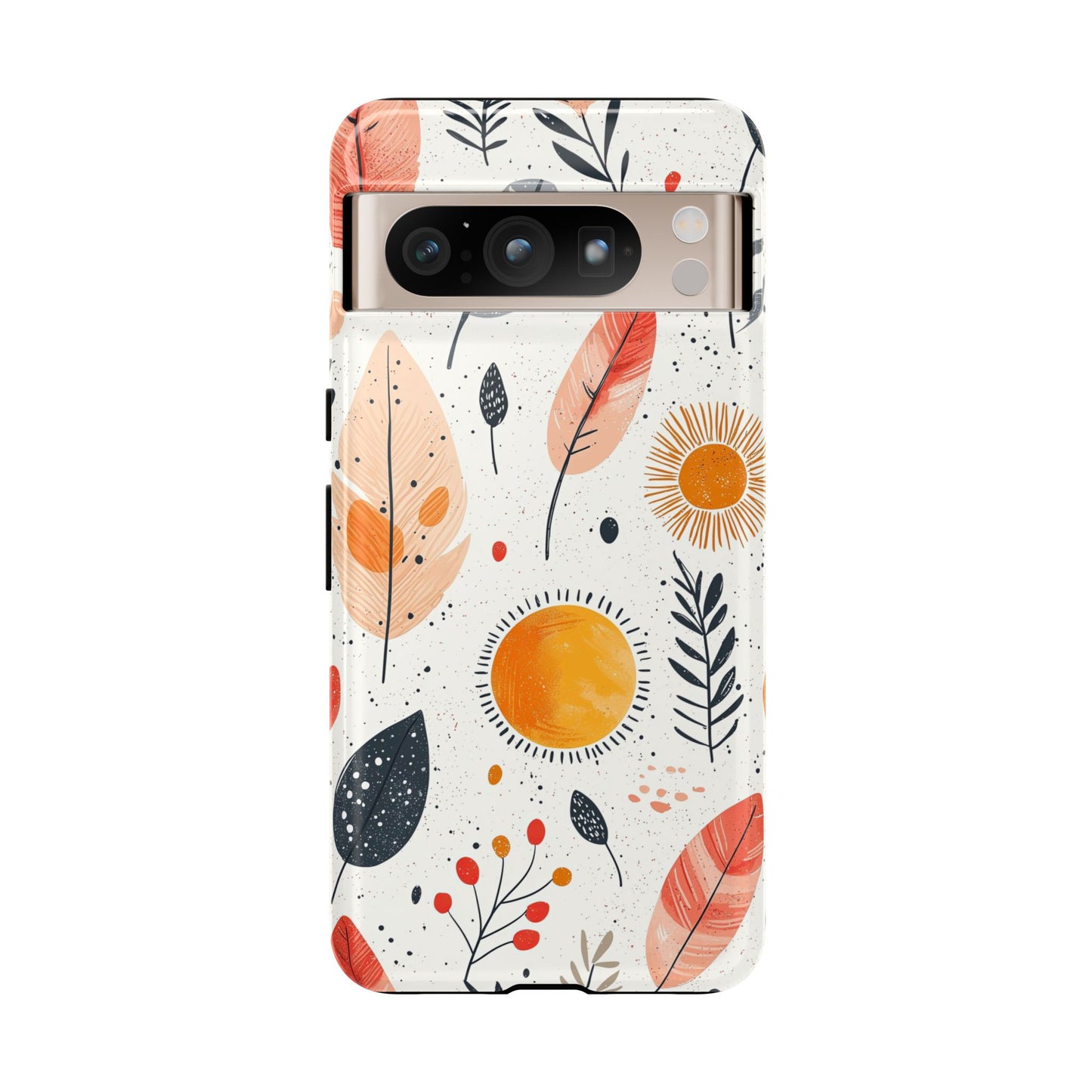 Sunshine & Feathers Boho Phone Case for iPhone, Pixel & Samsung