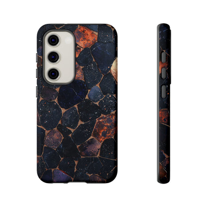 Dark Midnight Terrazzo Phone Case for iPhone, Google Pixel, Samsung