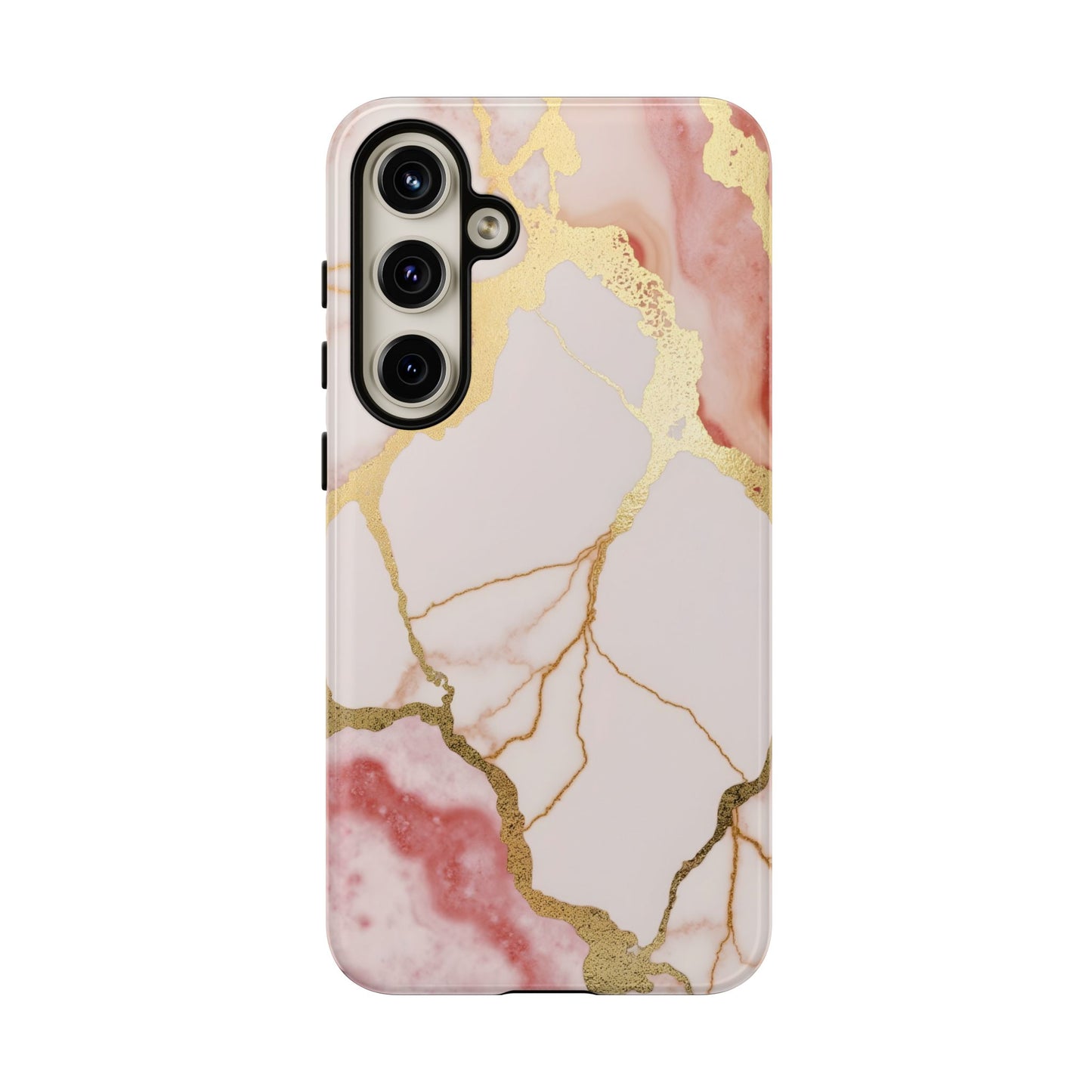 Beautiful Pink Minimal Marble Case Design