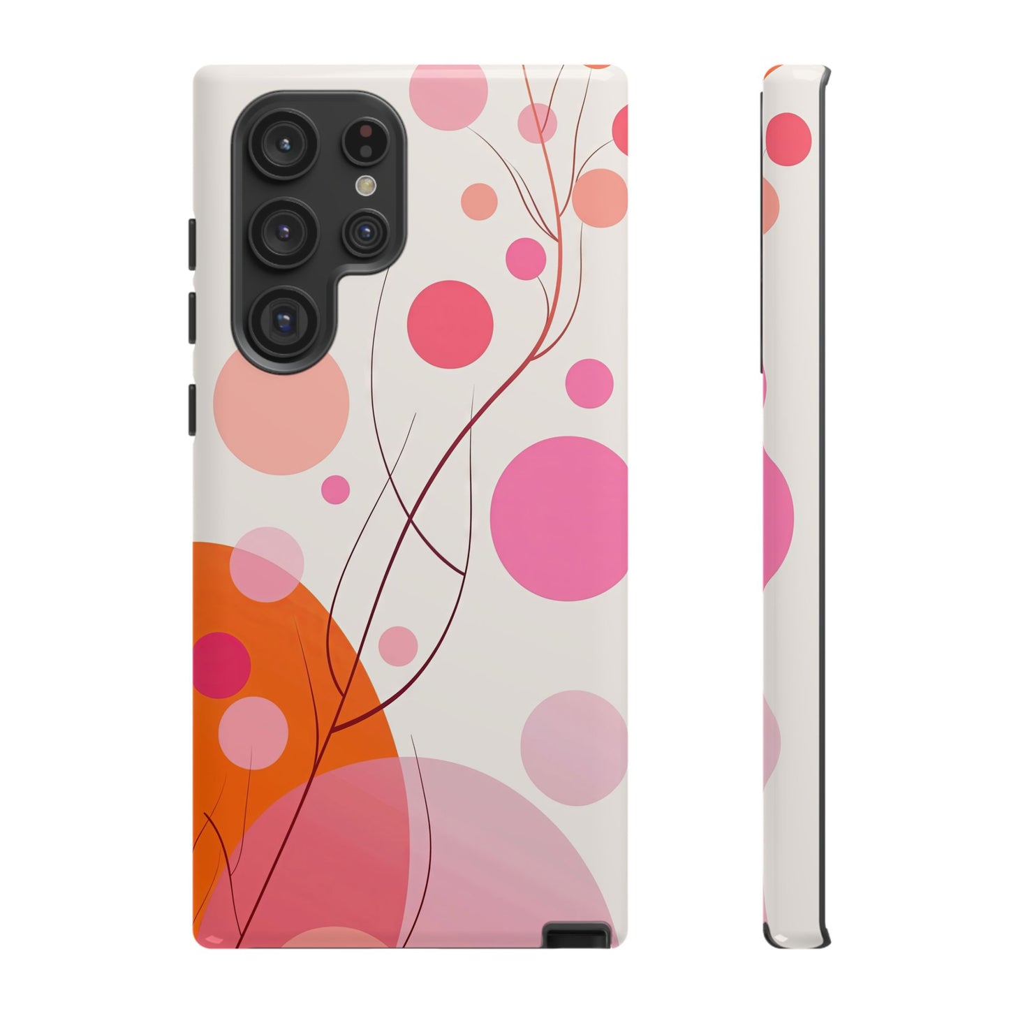 Blush Bloom – Abstract Floral Phone Case for iPhone, Samsung & Pixel