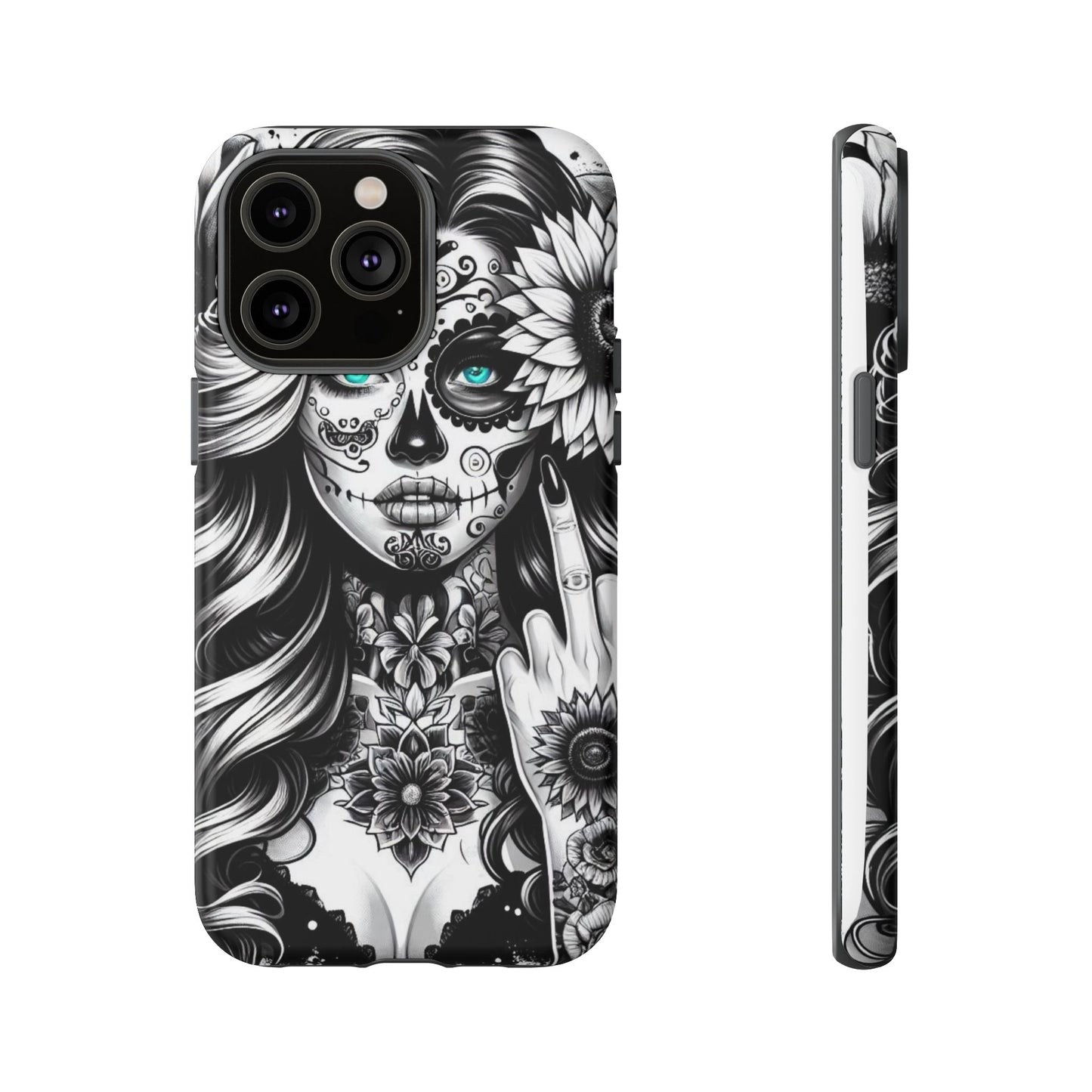 La Rebel – Day of the Dead Gothic Attitude Mobile Cover