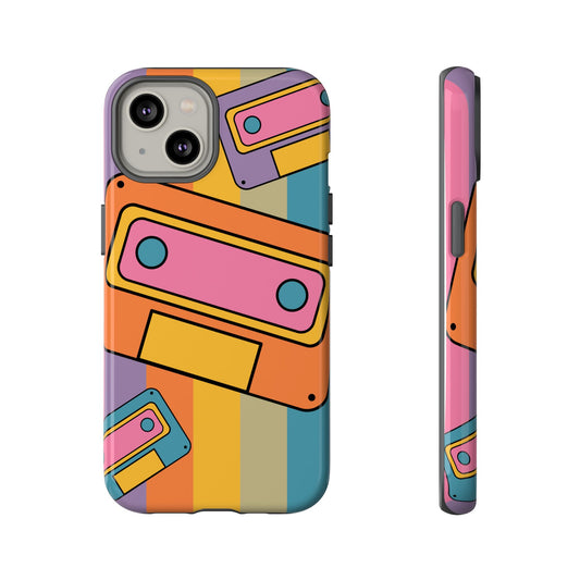 Retro Cassette Tape Phone Case – Vintage 90s Aesthetic for iPhone, Samsung & Google Pixel