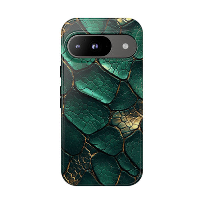 Emerald Serpent Snakeskin Phone Case for iPhone, Samsung & Google Pixel