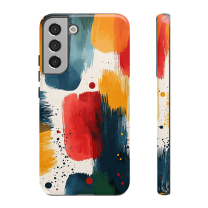 Color Burst Abstract Brushstroke Phone Case for iPhone, Samsung & Pixel