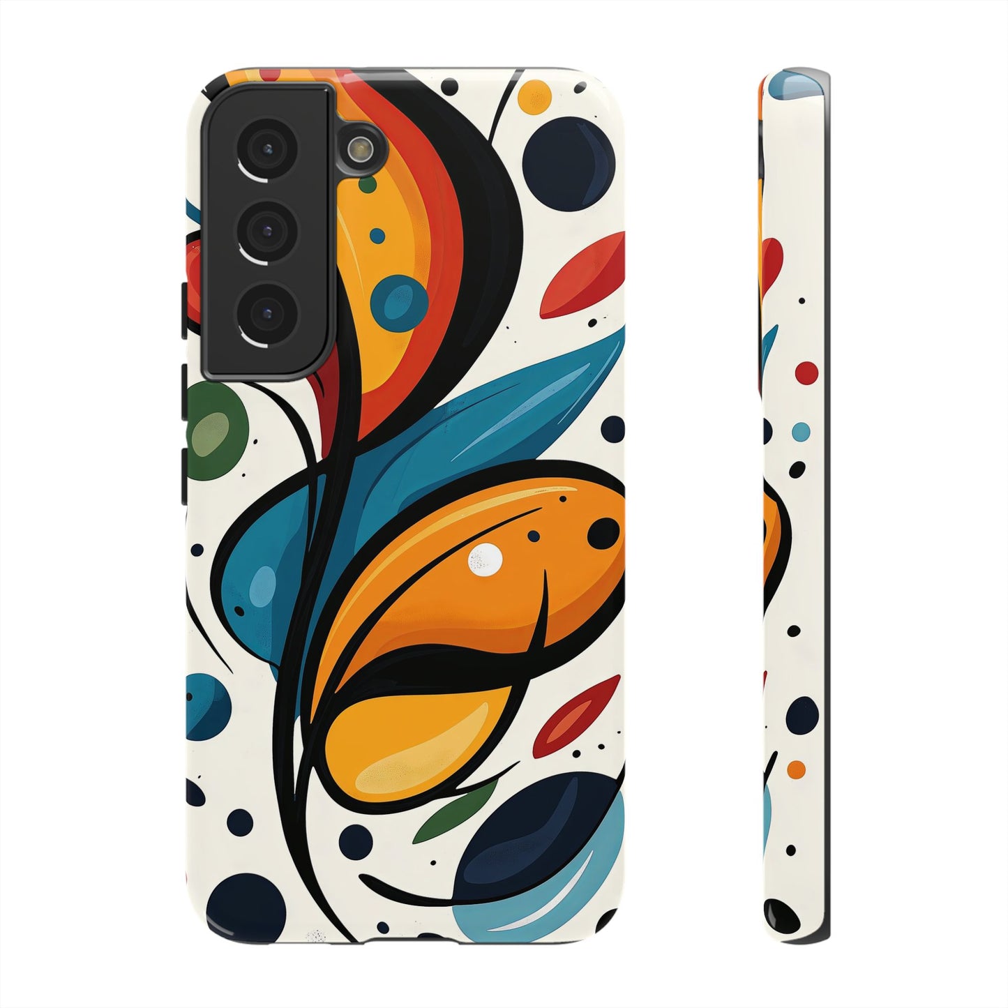Vibrance Bloom – Bold Abstract Burst Phone Case for iPhone, Google Pixel, Samsung