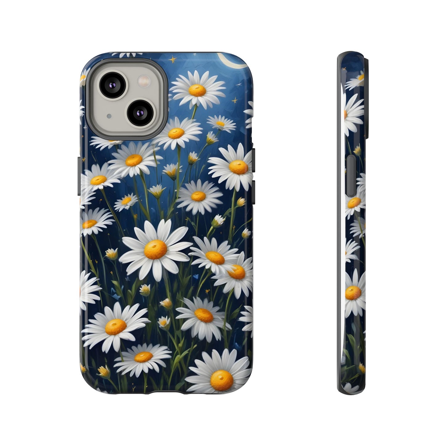 Witchy Daisy Flowers Phone Case Vintage Botanical Cover