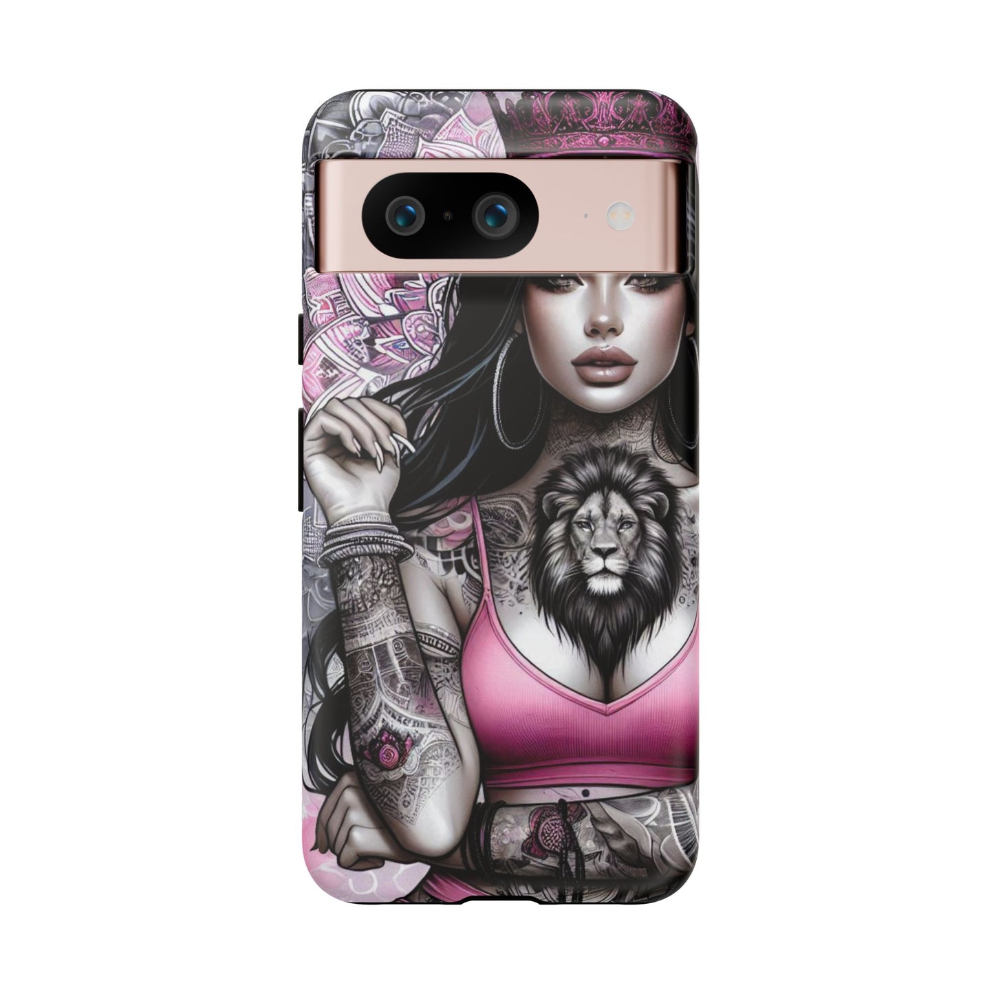Queen of the Jungle – Regal Tattooed Goddess Mobile Cover