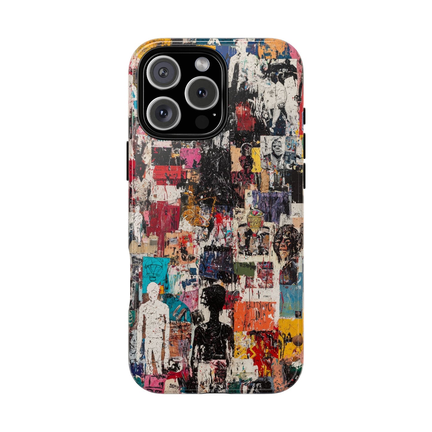 Graffiti Phone Case – Basquiat Street Art Design - iPhone, Samsung & Google Pixel Cover - Artistic Painting Case,  Art Lover Gift