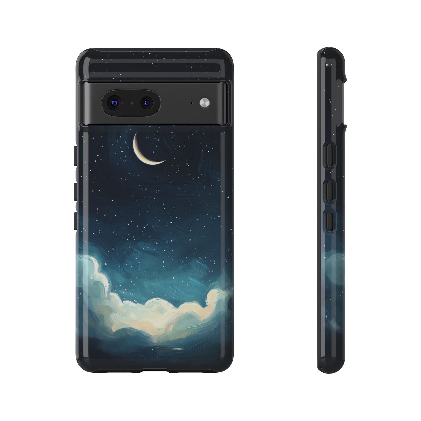 Midnight Aurora Watercolor Phone Case for iPhone, google Pixel & Samsung