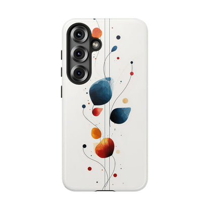 Celestial Dots Abstract Phone Case – Space-Inspired Art for iPhone, Samsung & Pixel