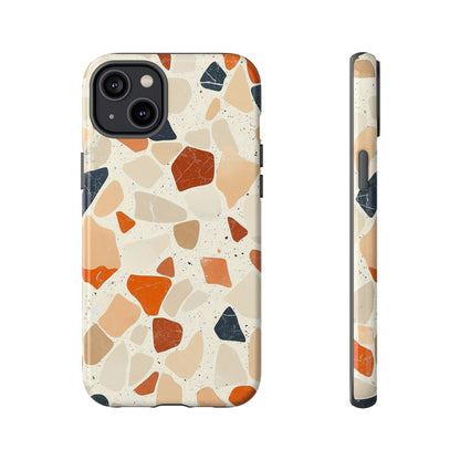Rustic Terrazzo Stone Phone Case for iPhone, Pixel & Samsung