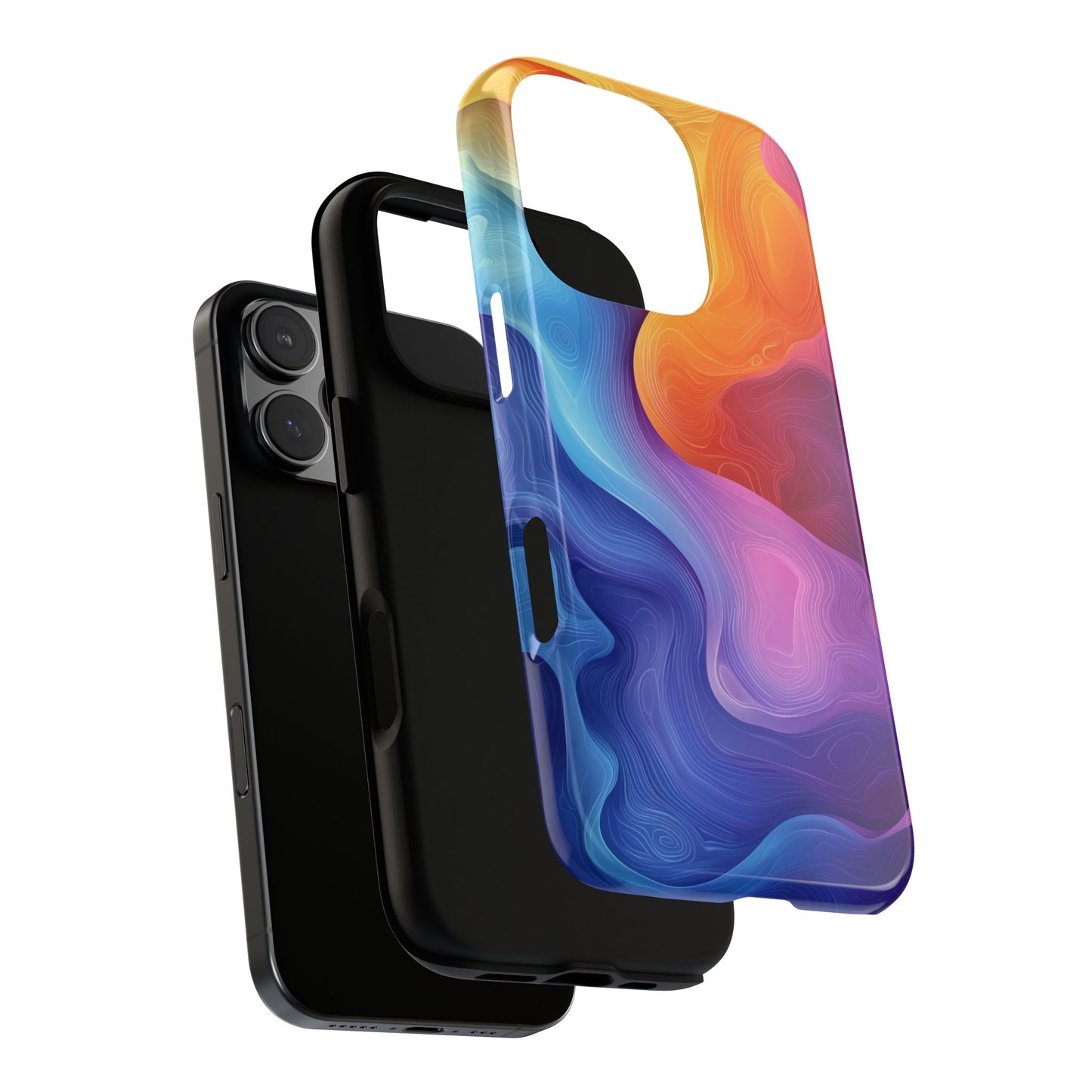 Aurora Flow Watercolor Phone Case for iPhone, google Pixel & Samsung