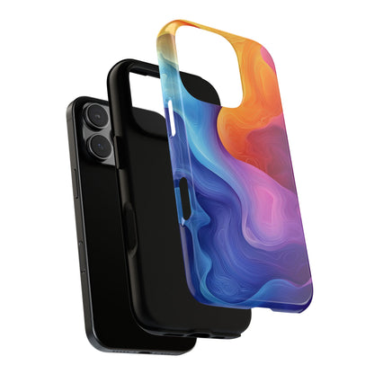 Aurora Flow Watercolor Phone Case for iPhone, google Pixel & Samsung