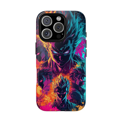 Multiverse Saiyan Rebellion | Comic-Style Anime Warriors Explosion Phone Case for iPhone, Samsung & Pixel