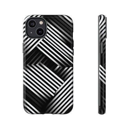 Monochrome Matrix Phone Case for iPhone, Pixel & Samsung