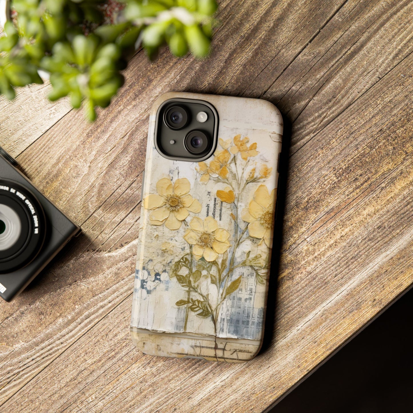 Vintage Botanical Floral Mobile Case