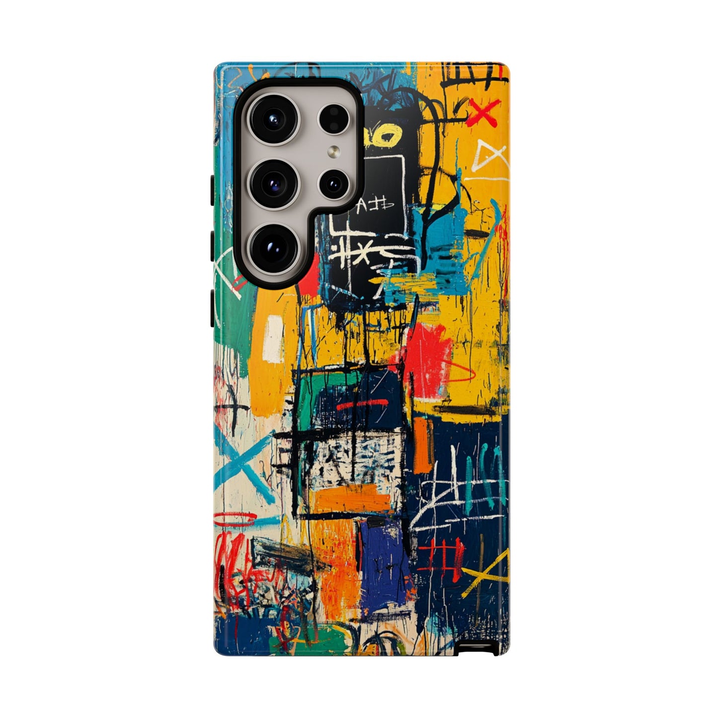 Basquiat Phone Case – Urban Street Art Design - iPhone, Samsung & Google Pixel Cover - Artistic Painting Case,  Art Lover Gift