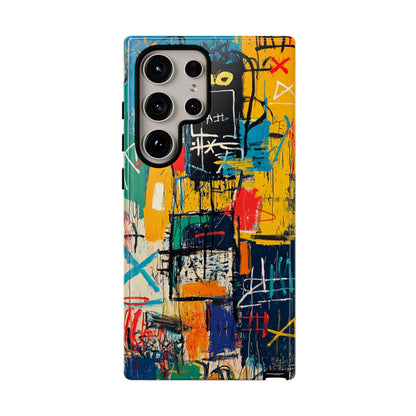 Basquiat Phone Case – Urban Street Art Design - iPhone, Samsung & Google Pixel Cover - Artistic Painting Case,  Art Lover Gift
