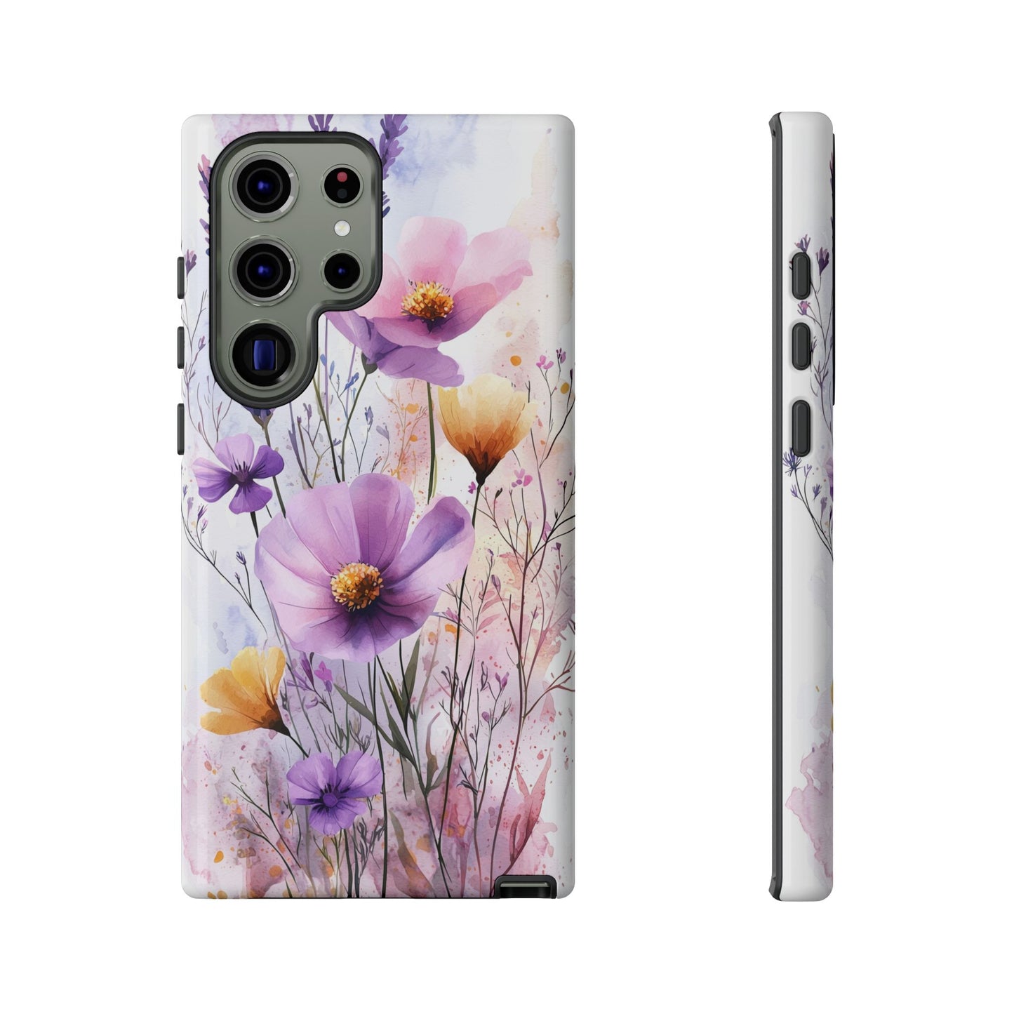 Wildflower Symphony Watercolor Phone Case for iPhone, google Pixel & Samsung
