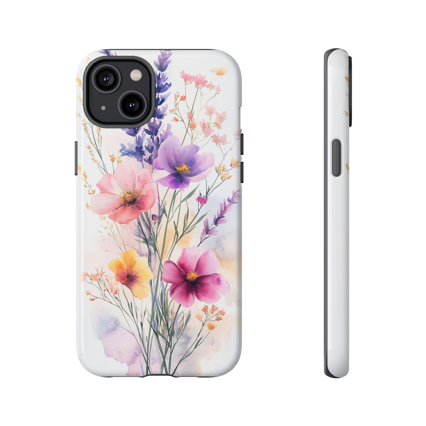 Blooming Meadow Watercolor Phone Case for iPhone, google Pixel & Samsung