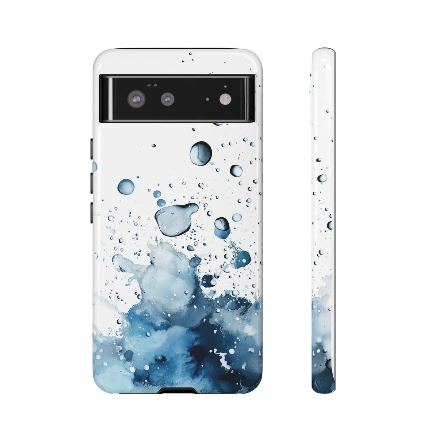 Aqua Burst Watercolor Phone Case for iPhone, google Pixel & Samsung