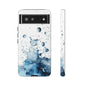 Aqua Burst Watercolor Phone Case for iPhone, google Pixel & Samsung