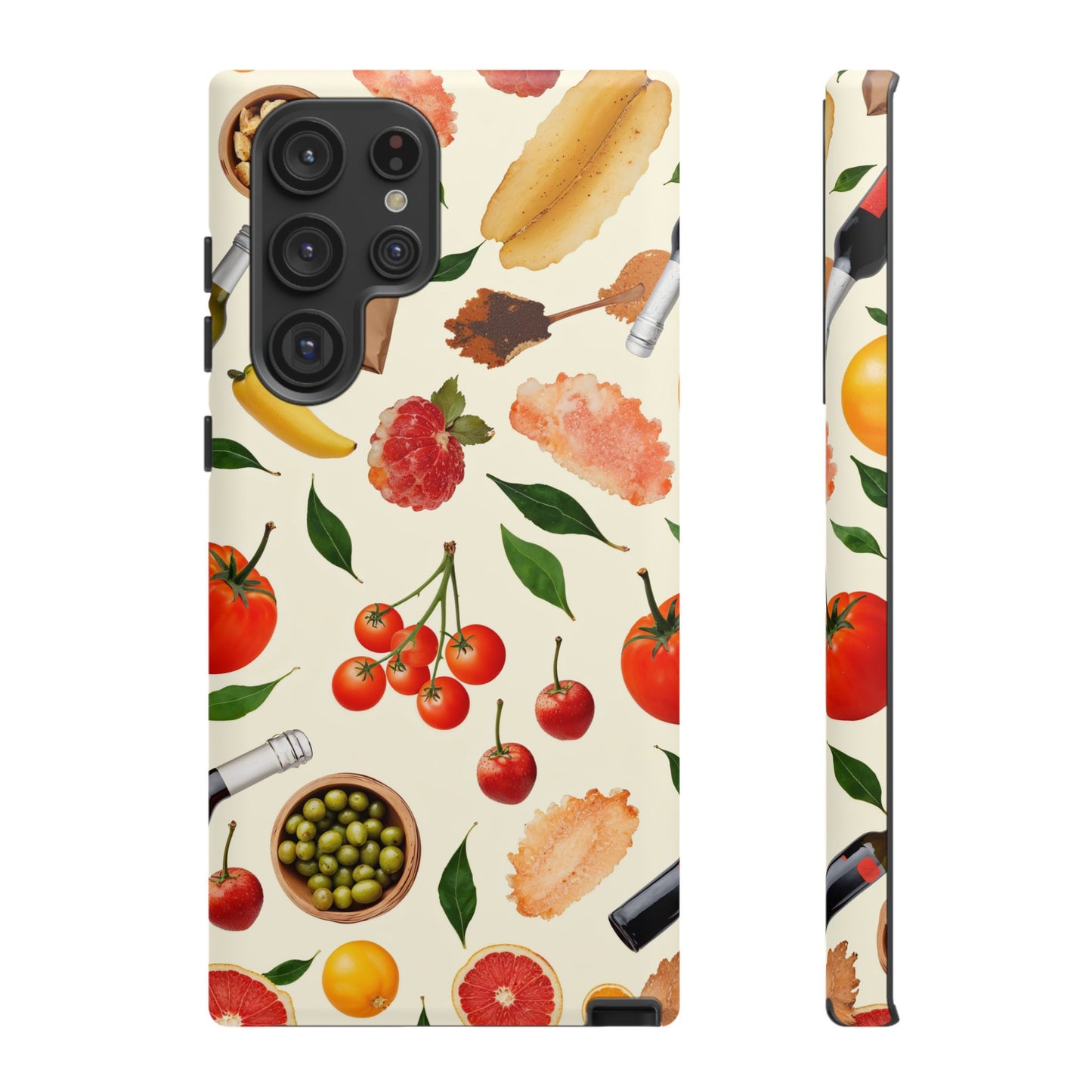 Fresh Fruits & Veggies Pattern Phone Case