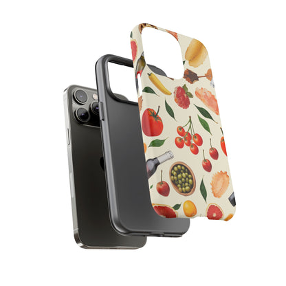 Fresh Fruits & Veggies Pattern Phone Case