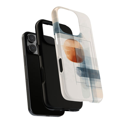 Urban Eclipse – Minimal Abstract Phone Case for iPhone, Samsung & Pixel