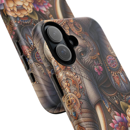 Royal Ornate Elephant Mobile Cover – Luxurious Bohemian Art