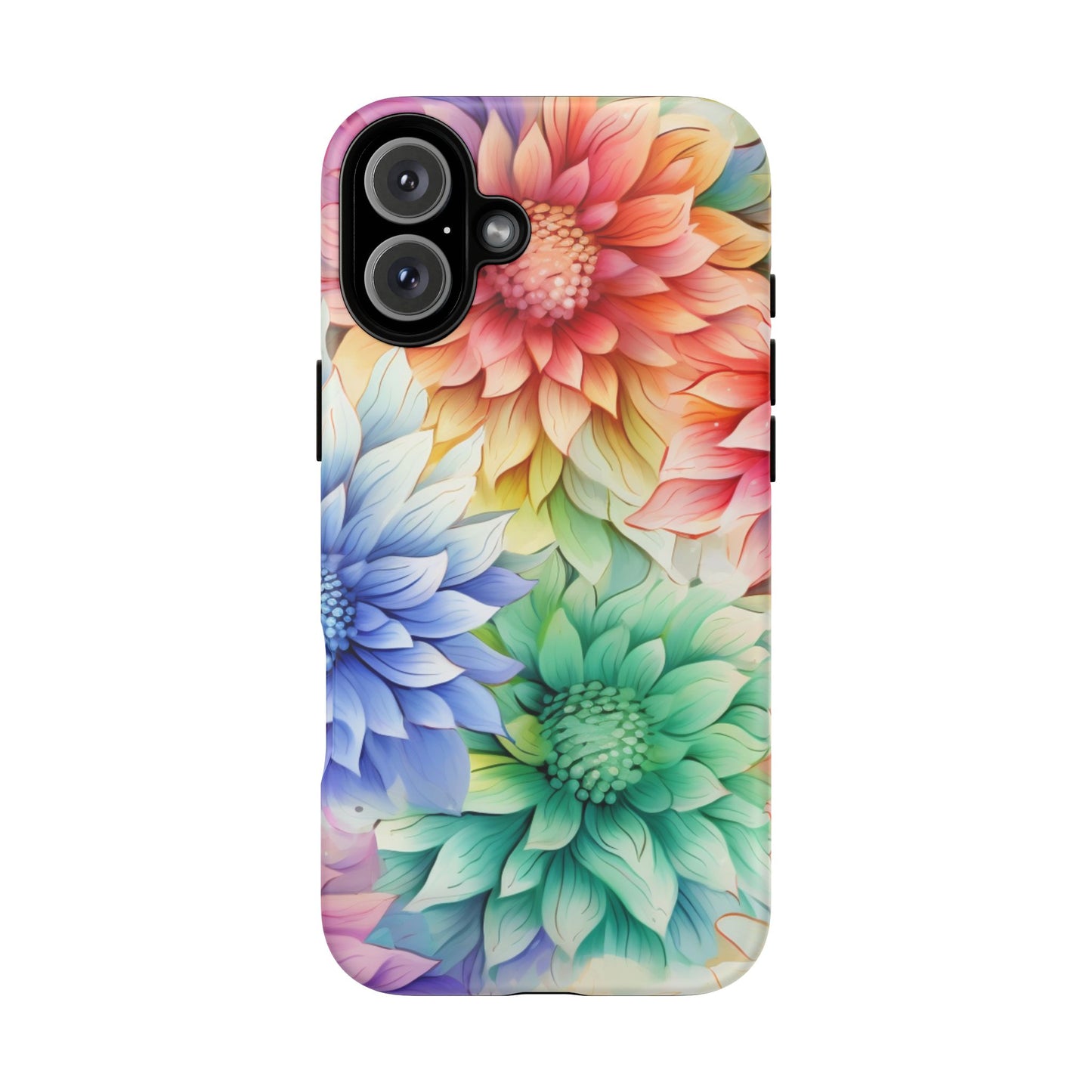 Rainbow Bloom Mandala Floral Mobile Case