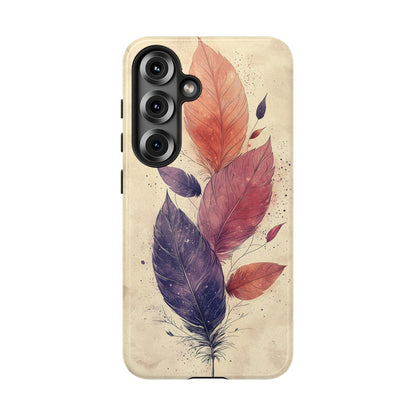 Boho Feather Bloom Phone Case for iPhone, Pixel & Samsung