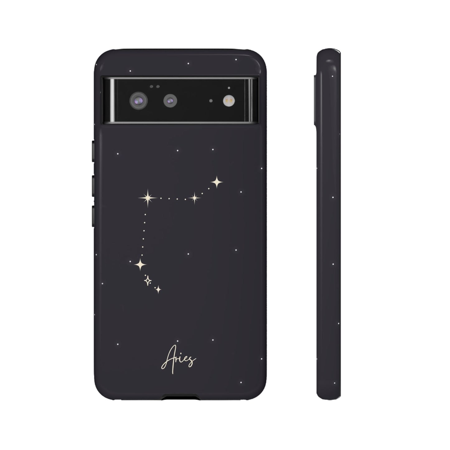 Aries Zodiac Starry Phone Case – Cosmic Style for iPhone, Samsung & Google Pixel
