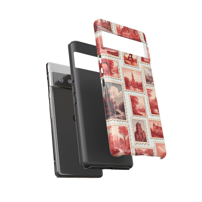 Vintage Postcard Stamps Phone Case