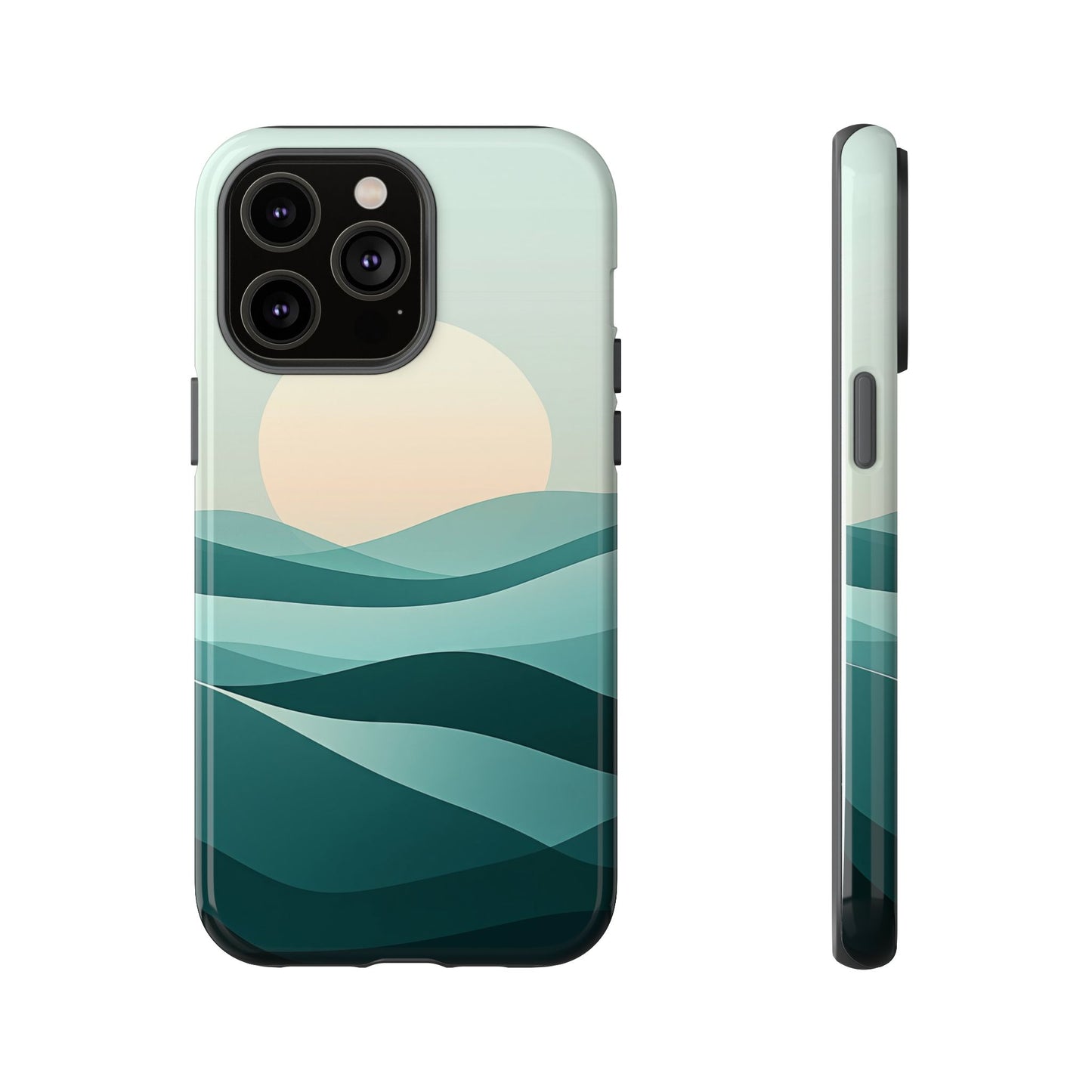 Tranquil Dunes – Abstract Sunset Phone Case for iPhone, Samsung & Pixel