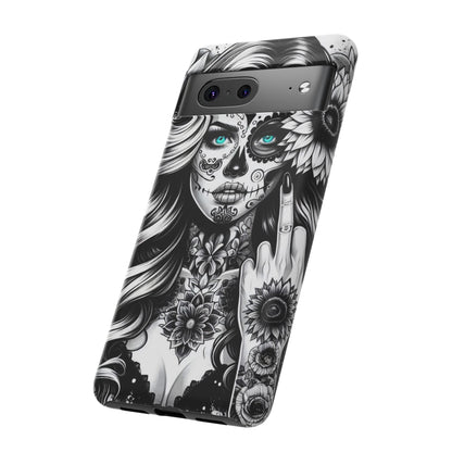 La Rebel – Day of the Dead Gothic Attitude Mobile Cover