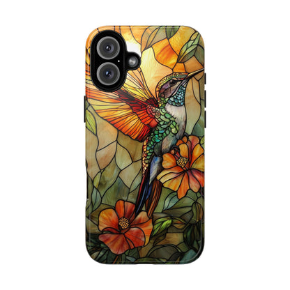 Whispers in Flight – Mosaic Hummingbird Phone Case for iPhone, Samsung & Pixel