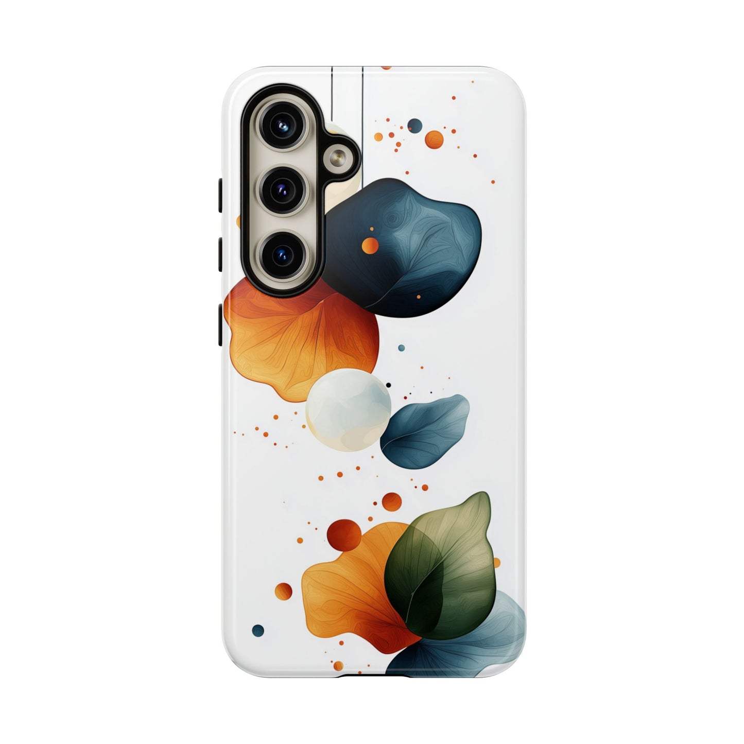 Orbital Bloom – Abstract Nature-Inspired Phone Case for iPhone, Google Pixel, Samsung