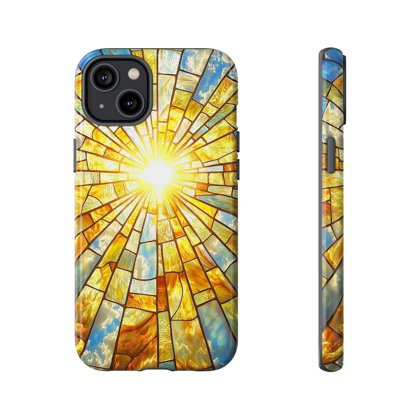 Heavenly Light – Radiant Sunburst Phone Case for iPhone, Samsung & Pixel