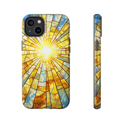 Heavenly Light – Radiant Sunburst Phone Case for iPhone, Samsung & Pixel