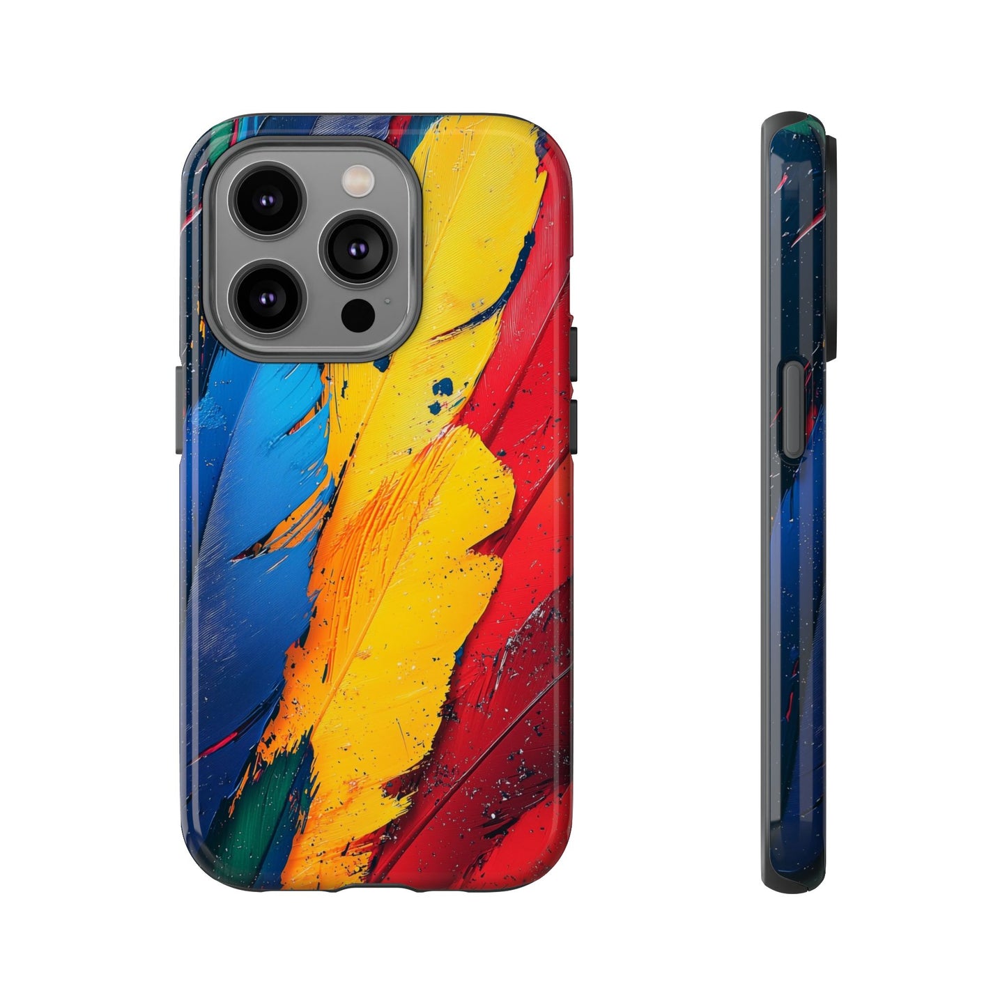 Tropical Macaw Feather Phone Case for iPhone, Samsung & Google Pixel