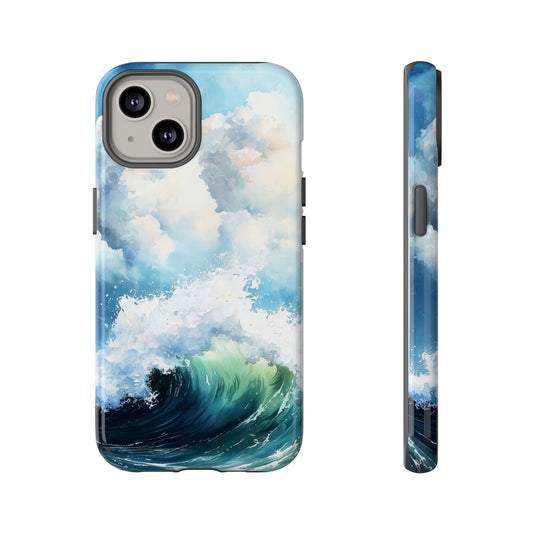 Pastel Wave Dream Watercolor Phone Case for iPhone, google Pixel & Samsung