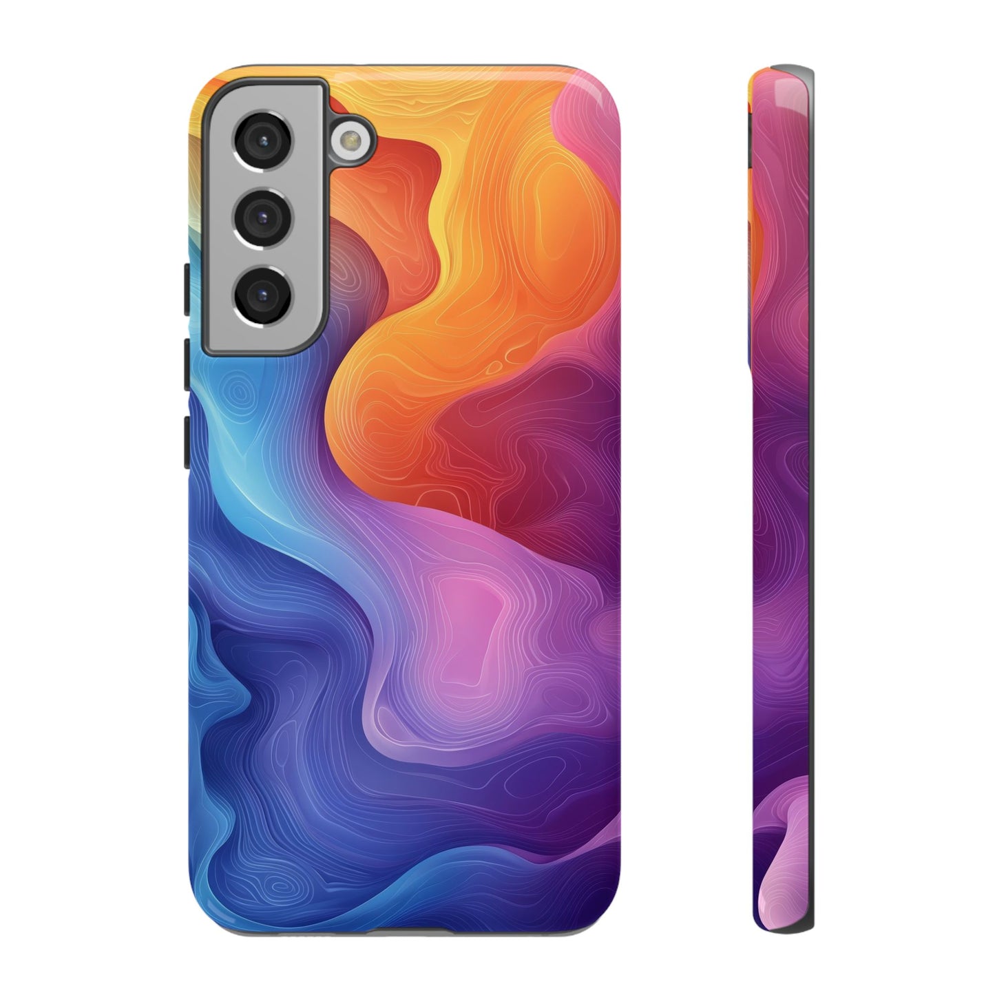 Aurora Flow Watercolor Phone Case for iPhone, google Pixel & Samsung