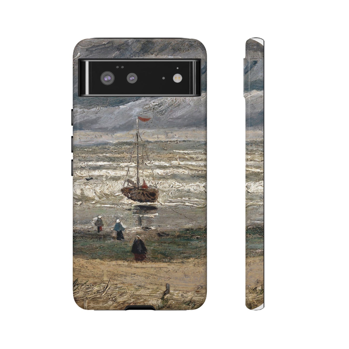 Vincent Van Gogh Phone Case - iPhone, Samsung, Google Pixel Cover - Ocean & Boat Painting Phone Case - Van Gogh Art Gift - Nautical Phone Case, Coastal Life Lover Gift