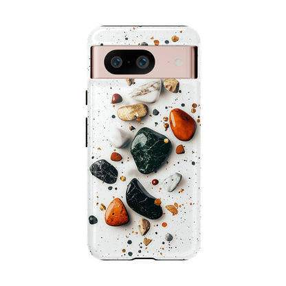 Marble Mosaic Charm – Terrazzo Stone Phone Case for iPhone, google Pixel & Samsung