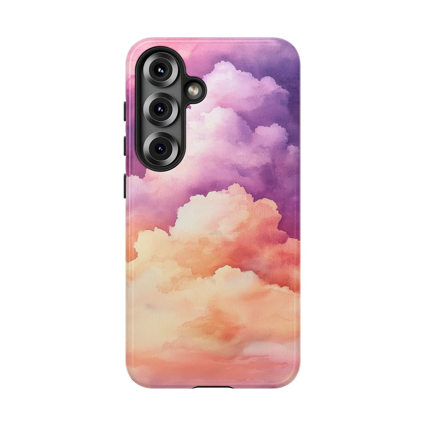 Cotton Candy Skies Watercolor Phone Case for iPhone, google Pixel & Samsung