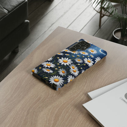 Witchy Daisy Flowers Phone Case Vintage Botanical Cover