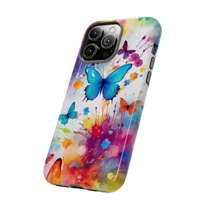 Vibrant Watercolor Butterfly Mobile Case