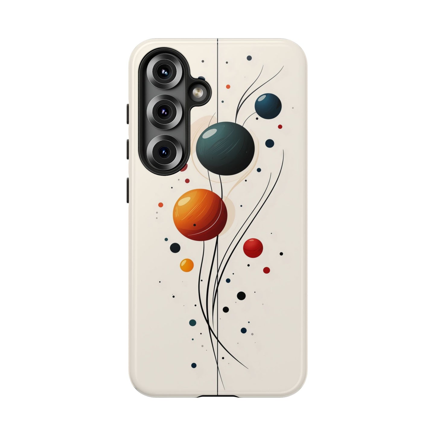 Modern Orbit Abstract Phone Case – Minimal Planet-Inspired Design for iPhone, Samsung & Pixel